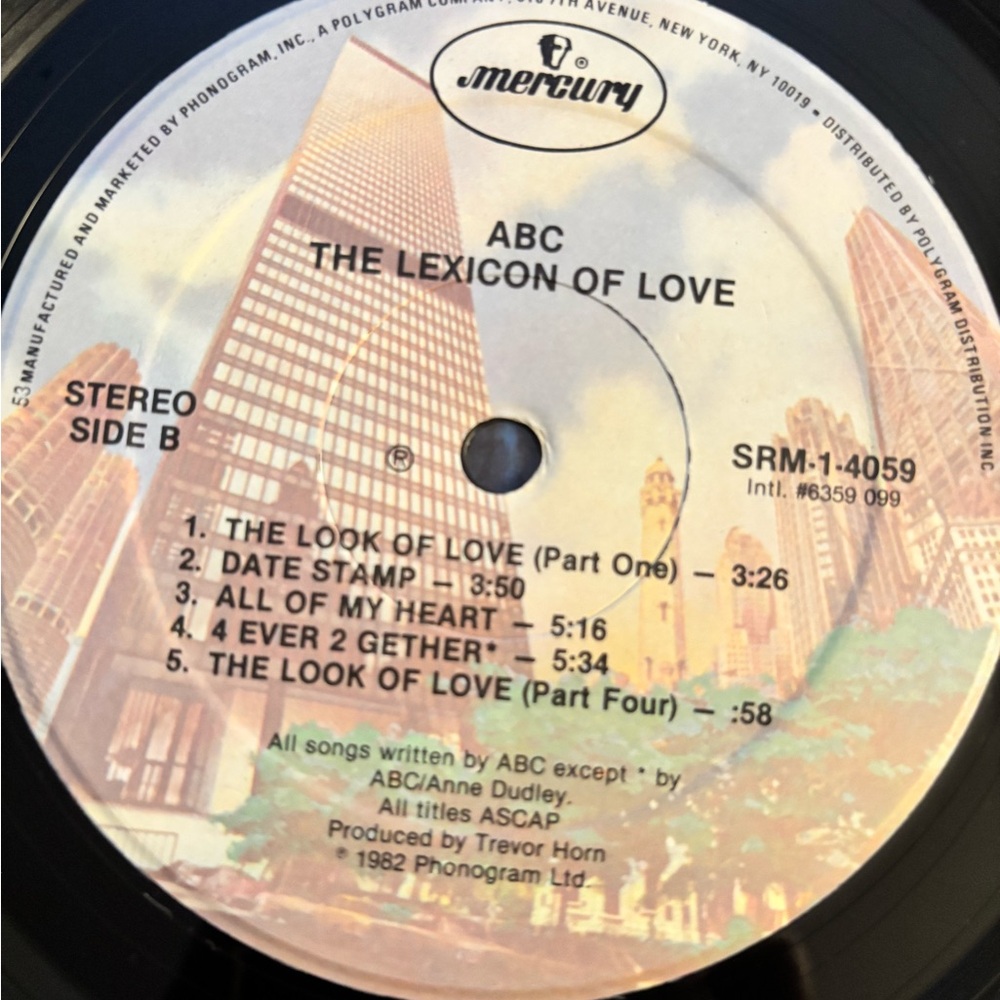 ABC The Lexicon of Love Vinyl Record by Mercury Records - Picture 8 of 11